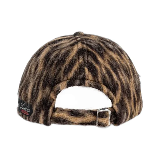 Lanvin Leopard-Printed Curved Peak Cap