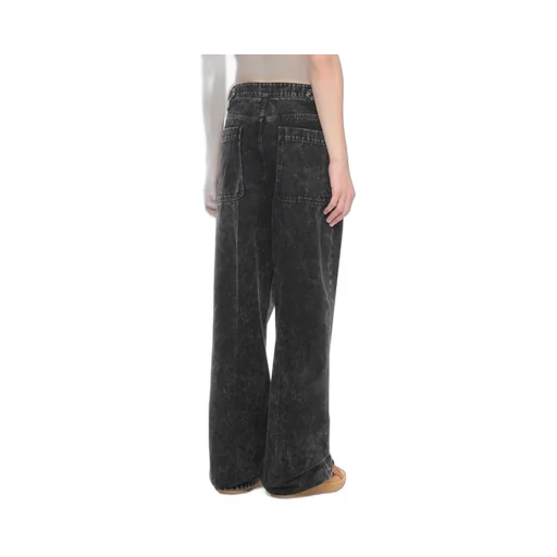 Lanvin Belted Wide-Leg Jeans