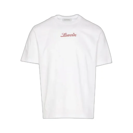 Lanvin Logo Embroidered Crewneck T-Shirt