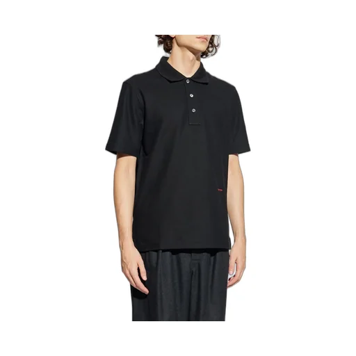 Lanvin Logo Embroidered Short-Sleeved Polo Shirt