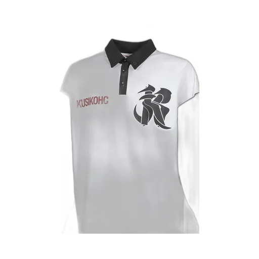 Rugby Long Sleeve Polo / White