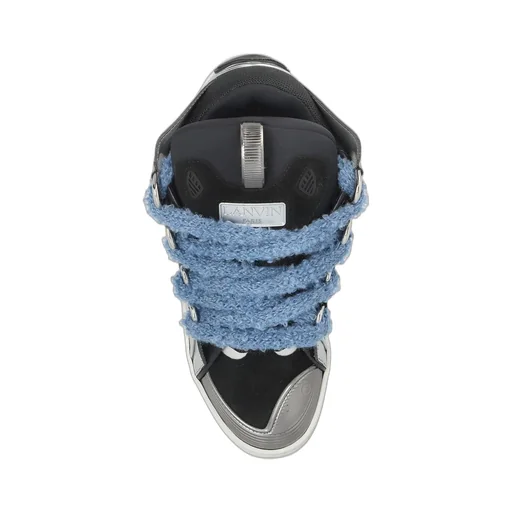 Lanvin Rope-Lace Cut-Out Sneakers