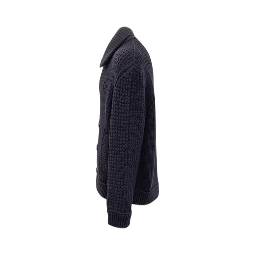 Lanvin Double-Breasted Chunky Knitted Cardigan