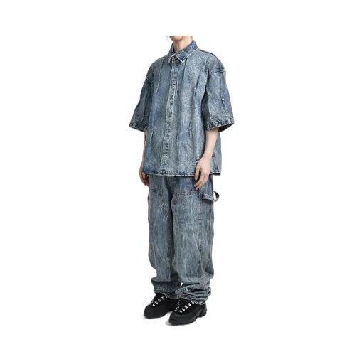 Multi Rivet Shirt Blue / Lt. Blu