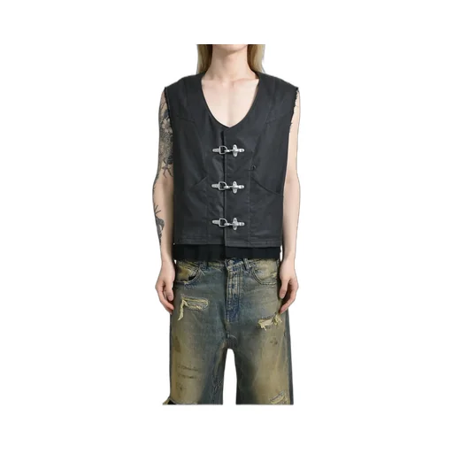 Steamcraft Patchwork Vest / Gry