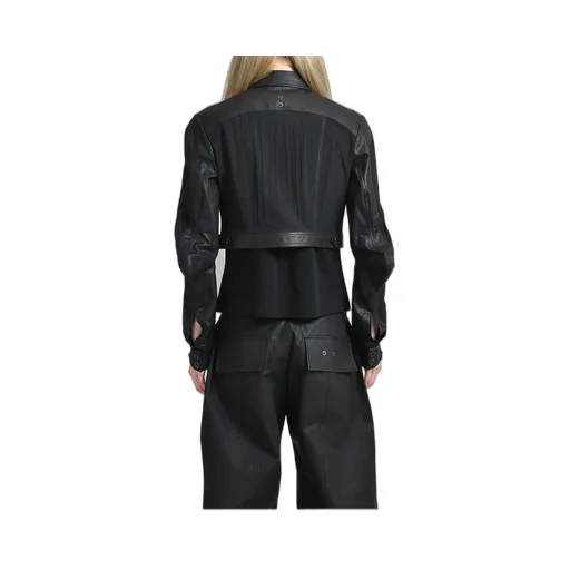 Mould[A/C] Cropped Trucket Jacket / Blk