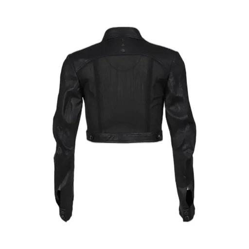 Mould[A/C] Cropped Trucket Jacket / Blk
