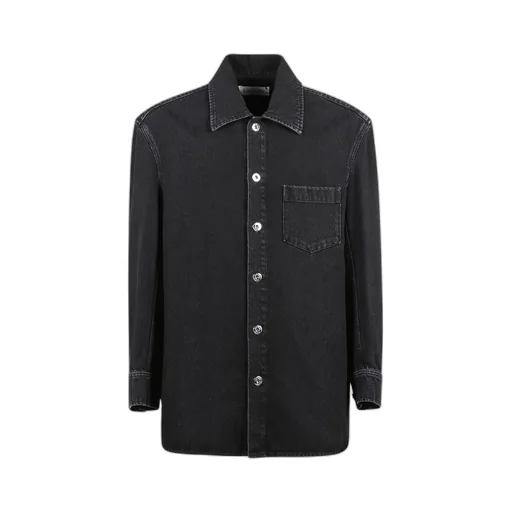 Lanvin Cocoon Button-Up Denim Shirt