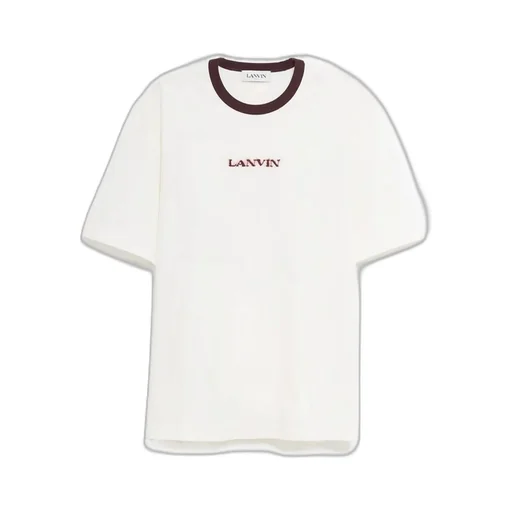 Lanvin Logo-Appliqué Crewneck T-Shirt