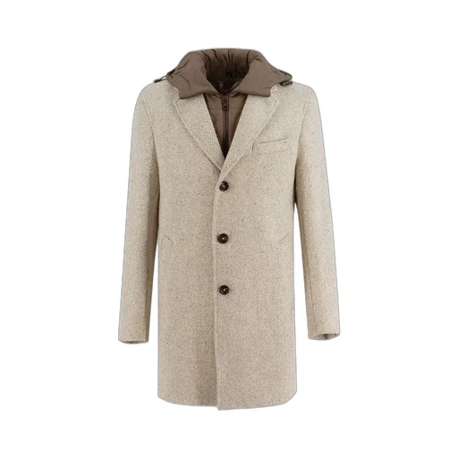 Kired Removable Bib Three-Button Coat