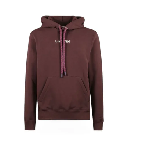Lanvin Curb-Lace Drawstring Hoodie