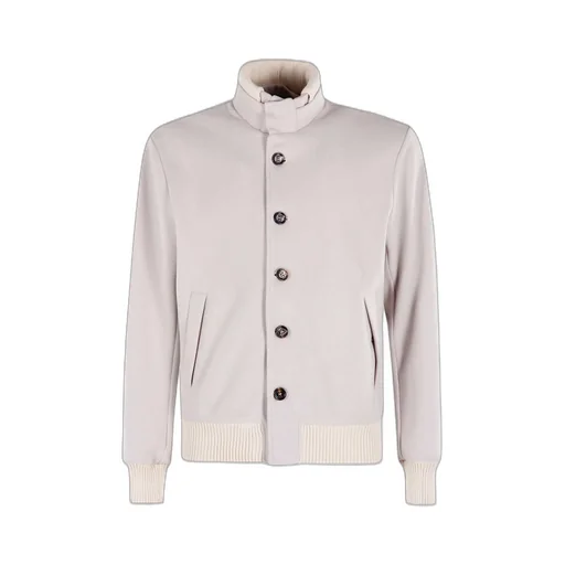 Kired Buttoned Stand Collar Jacket