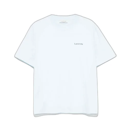 Lanvin Logo-Embroidered Crew Neck T-Shirt