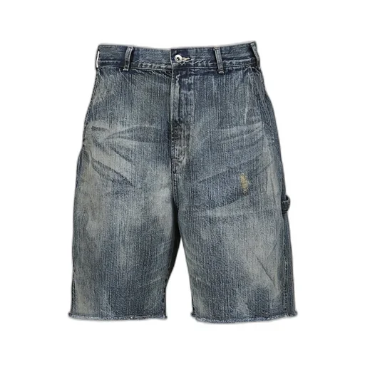 Steinbeck Denim Painter Shorts Vintage Custom / Blu