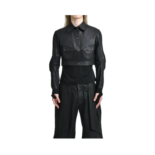 Mould[A/C] Cropped Trucket Jacket / Blk
