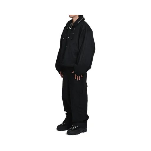 3-Way Zip Cargo Trousers / Blk