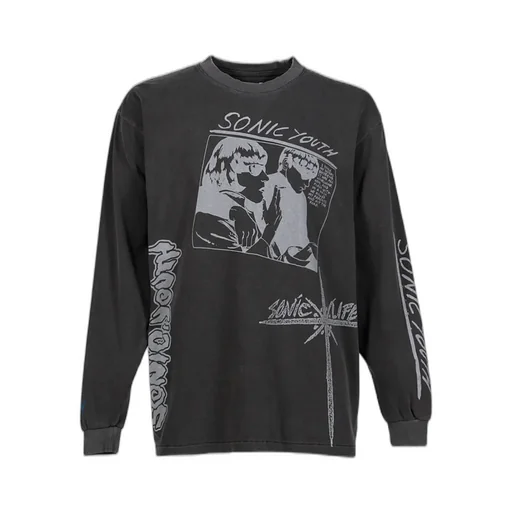 Multi Print Ls Tee Type-A / Blk