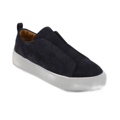 Kiton Round-Toe Slip-On Sneakers