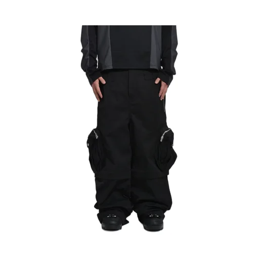 Diffraction Convertible Cargo Trousers / Blk