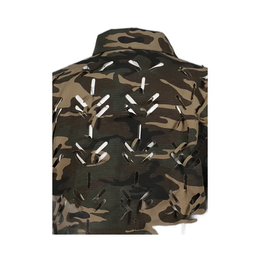 Laser Slashed Shirts / Camo