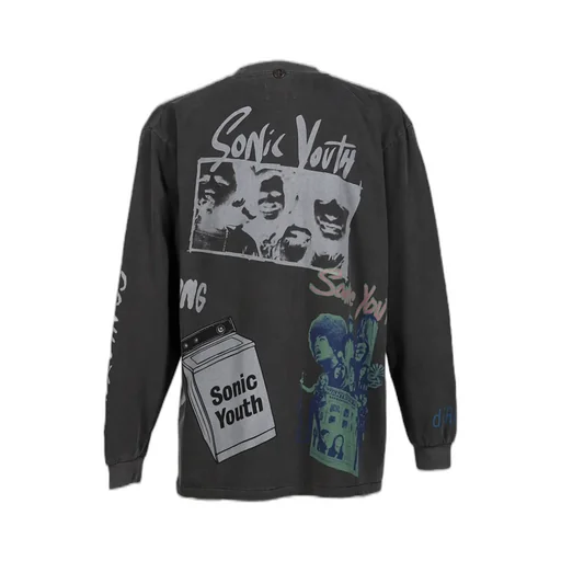 Multi Print Ls Tee Type-B / Blk