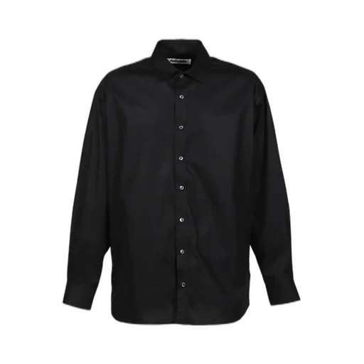 Damon - Popeline Shirt / Black