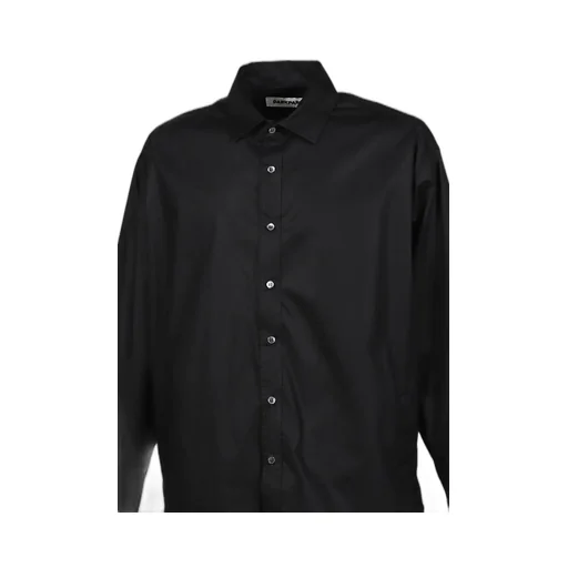 Damon - Popeline Shirt / Black