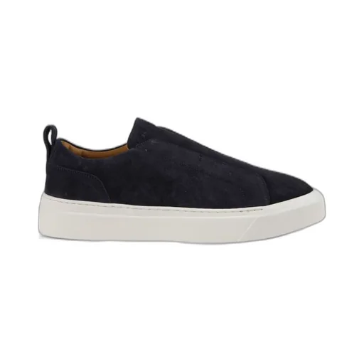 Kiton Round-Toe Slip-On Sneakers