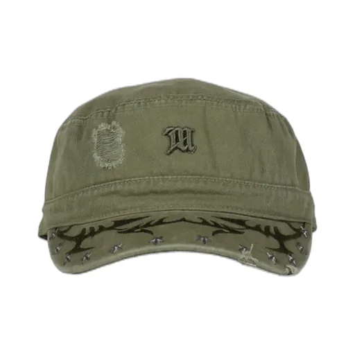 Stone Washed Military Hat / Stone