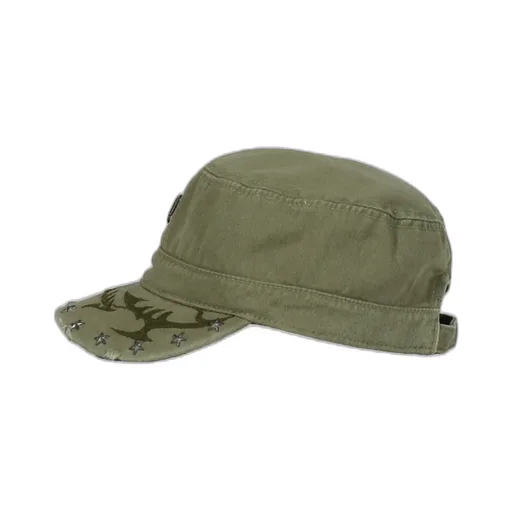 Stone Washed Military Hat / Stone