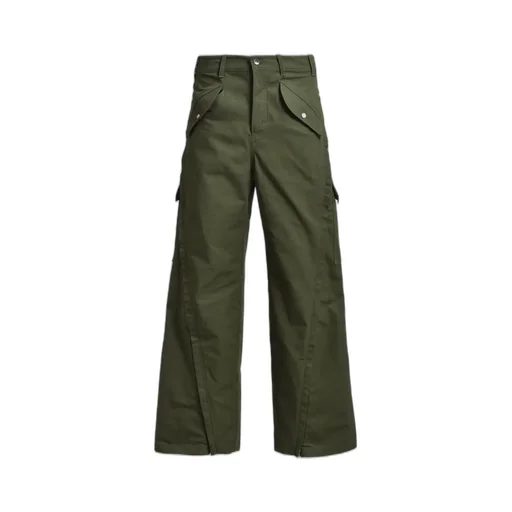 3-Way Zip Cargo Trousers / Army Grn