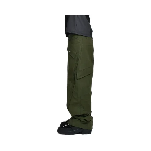 3-Way Zip Cargo Trousers / Army Grn