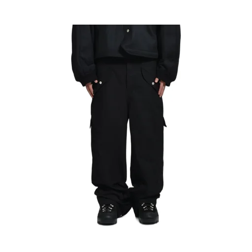 3-Way Zip Cargo Trousers / Blk