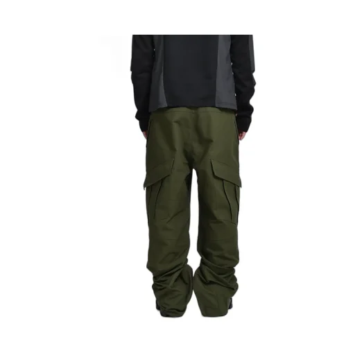 3-Way Zip Cargo Trousers / Army Grn