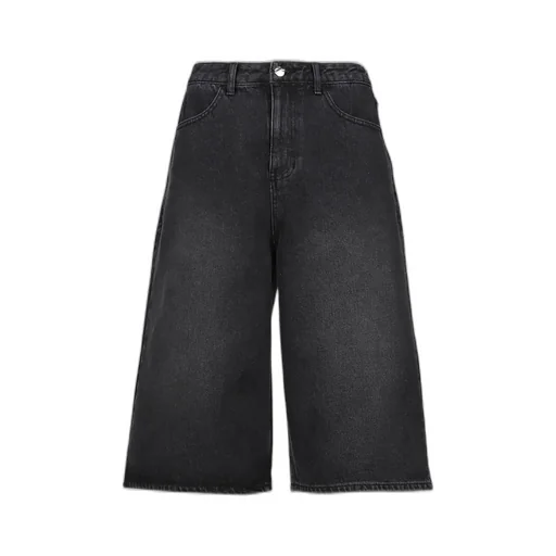 Bermuda Denim Shorts / Black