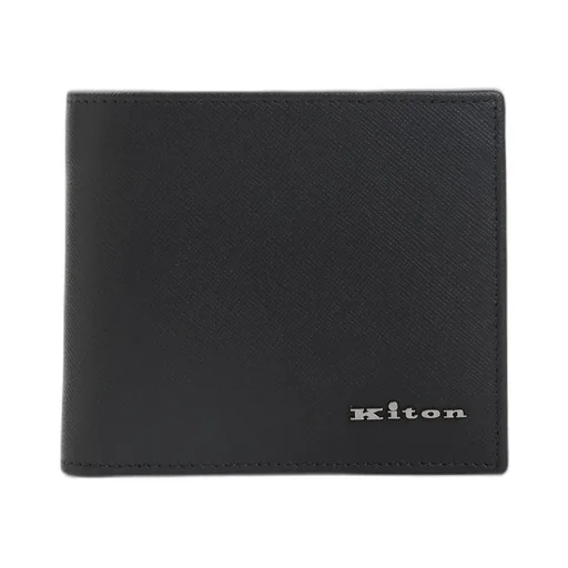 Kiton Logo Lettering Bi-Fold Wallet