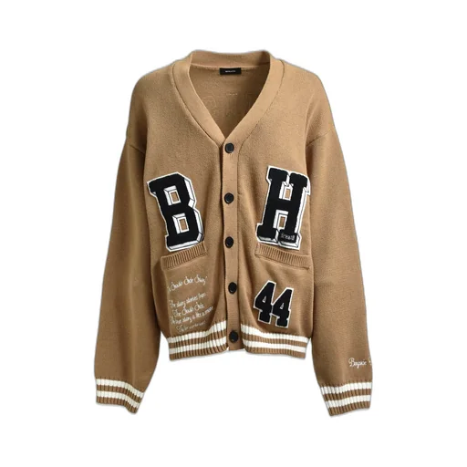 Bh Patch Knit Cardigan / Bei