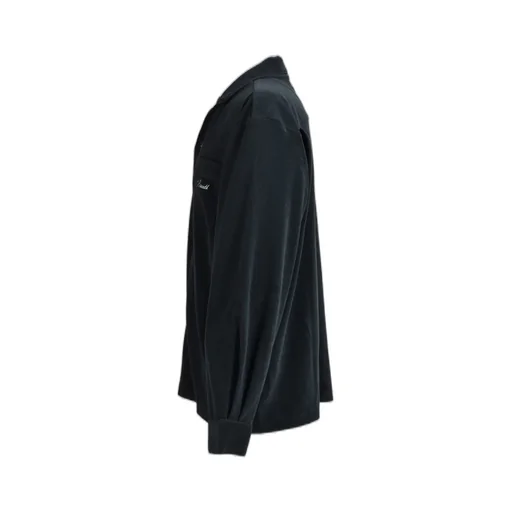 Script Logo Slab Shirt / Black