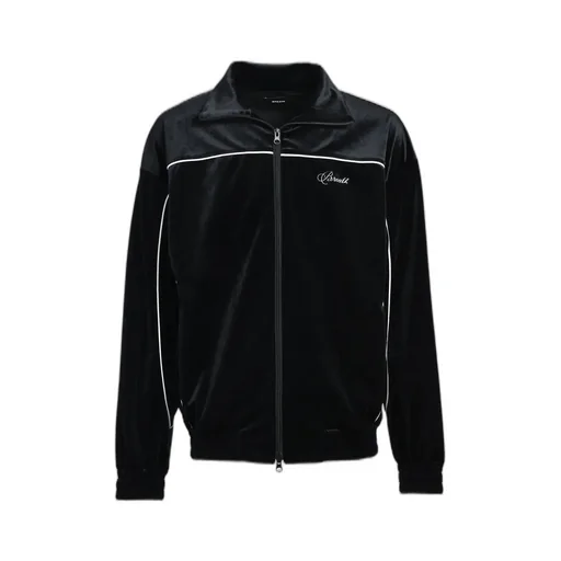Script Logo Piping Velor Jacket / Blk