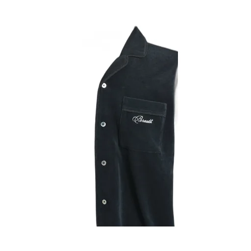 Script Logo Slab Shirt / Black