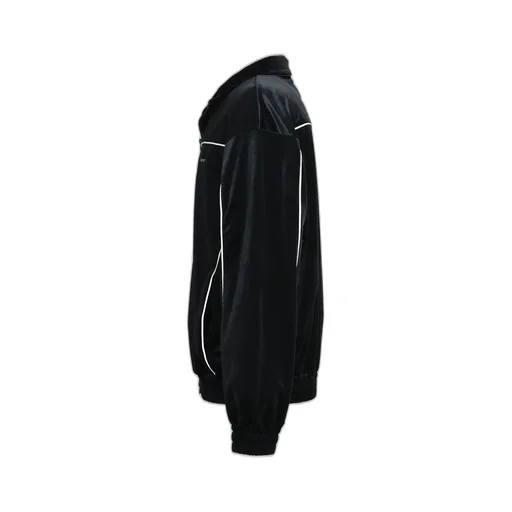 Script Logo Piping Velor Jacket / Blk