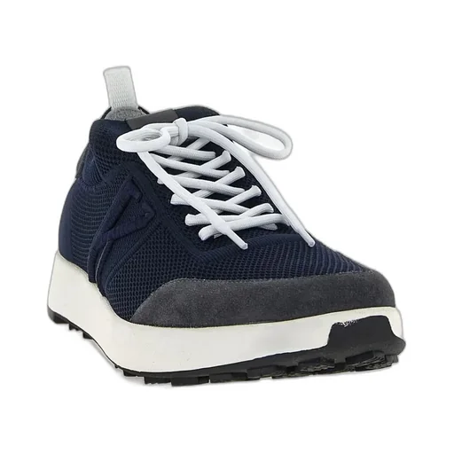 Kiton Logo Embroidered Low-Top Sneakers