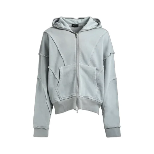 Fade Zip Up Hoodie / Gry