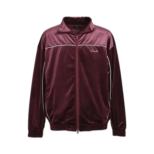 Script Logo Piping Velor Jacket / Bur