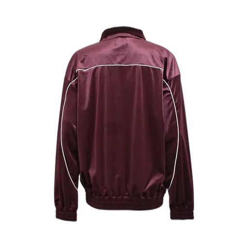 Script Logo Piping Velor Jacket / Bur