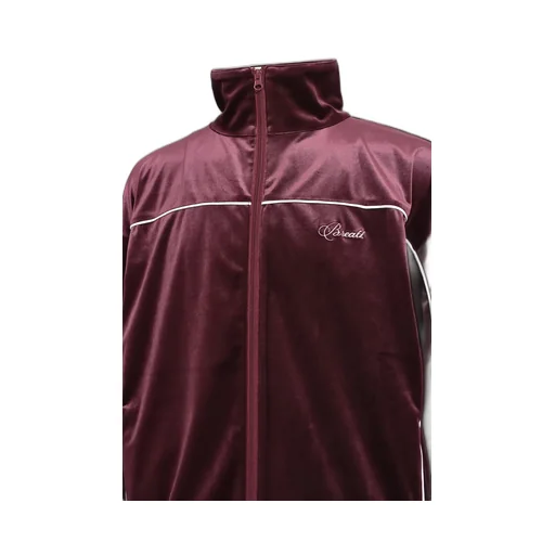 Script Logo Piping Velor Jacket / Bur
