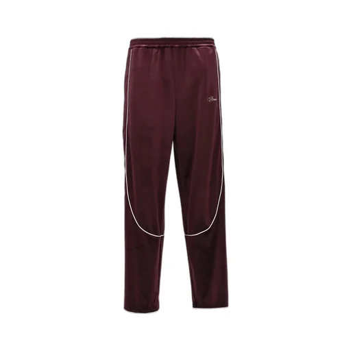 Script Logo Piping Velor Track Pants / Bur