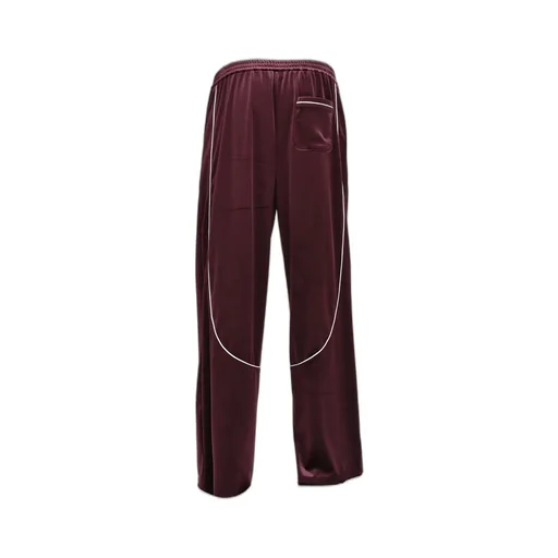 Script Logo Piping Velor Track Pants / Bur