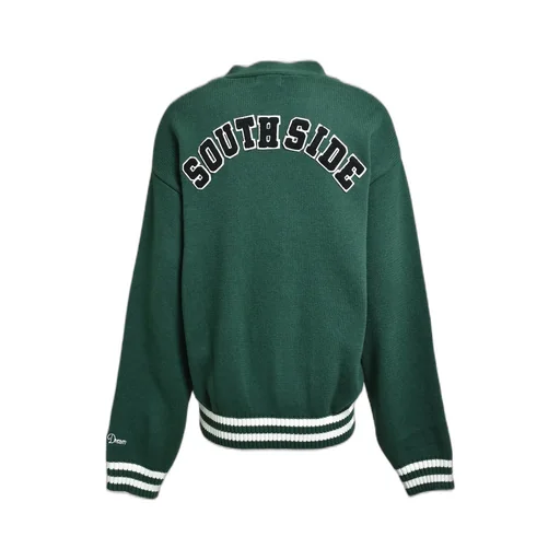 Bh Patch Knit Cardigan / Grn