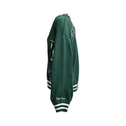 Bh Patch Knit Cardigan / Grn
